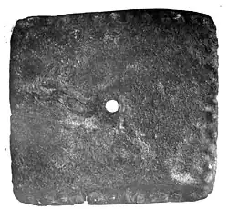 Abstraktes Kupferornament, Bussell Island, Tennessee