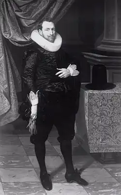 Cornelis Bicker van Swieten, gemalt im Jahre 1618 durch Cornelis van der Voort