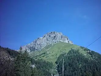 Der Corone di Blumone vom Valle del Caffaro aus gesehen