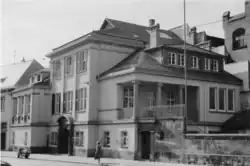 Fotografie des Corpshauses in der Mathystrasse 9 (Nordwestansicht)