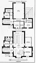 Grundriss des Corpshauses der Brunsviga