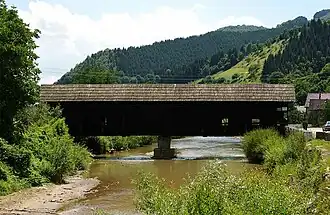 Holzbrücke über den Sălăuța