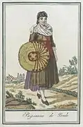 „Vreneli“-Tracht, L. F. Labrousse nach Gränicher 1795