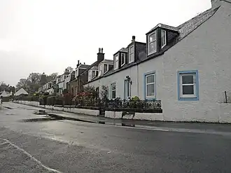 Gebäude entlang der Hauptstraße