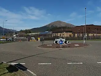 Einfahrt zur Marinebase Coulport