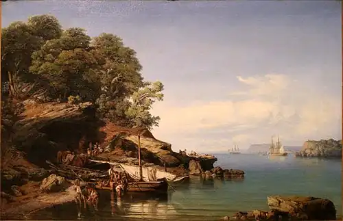 Vincent Courdouan, Seestück (1848)