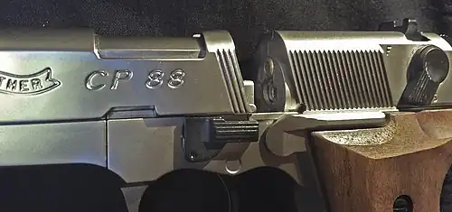 Öffnung für das Trommelmagazin