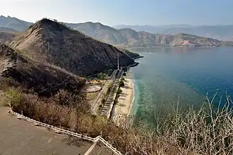 Der Praia de Cristo Rei von Kap Fatu Cama aus