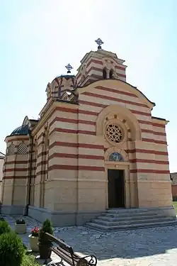 Die Christi-Himmelfahrts-Kirche in Dublje