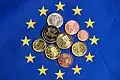 Kroatische Euro-Münzen