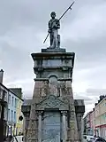 Statue eines Pikeman zum Gedenken an die Rebellion von 1798