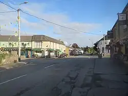 Straßenkreuzung im Zentrum von Rhode