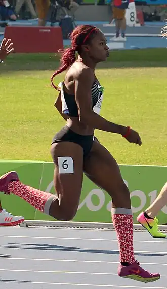 Die Kanadierin Crystal&nbsp;Emmanuel belegte Rang&nbsp;sieben