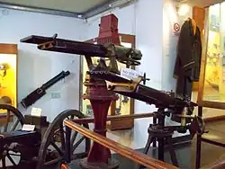 Nordenfelt-Mitrailleuse in Buenos Aires