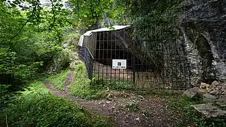 Der abgesperrte Bereich