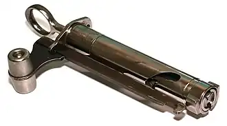 Auf Drehkopfverschluss basierender Geradezugverschluss eines Karabiners 31