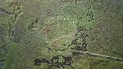 Steinkreis im Luftbild