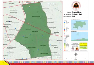 Der Suco Becora liegt im Westen des Verwaltungsamts Cristo Rei.
