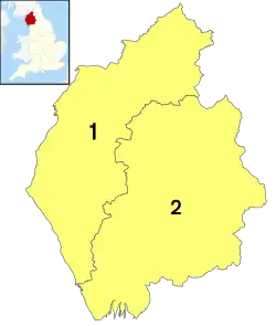Unitary Authority in Cumbria nach dem 1. April 2023