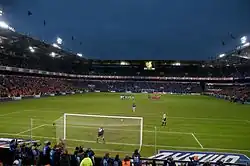 Pokalfinale im November 2009: Elfmeterschießen zwischen Aalesunds FK und Molde FK (5:4 i.&nbsp;E.)