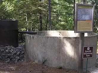 Cyanid lösender Speicherkessel