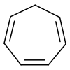 Strukturformel von Cycloheptatrien