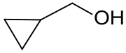 Strukturformel von Cyclopropylmethanol