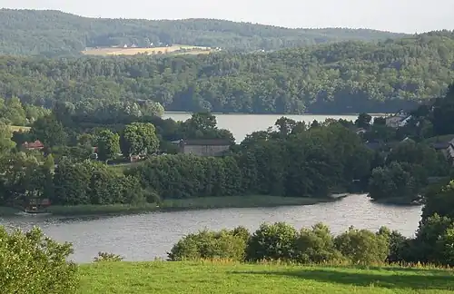 Blick auf Brodnica Dolna