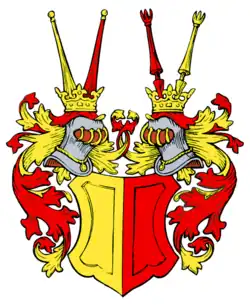 Reichsfreiherren von Dörnberg, Erbküchenmeister (Erbhofmeister) von Hessen (Amtsinhaber ab 1732). Die Holzsadel von Nassenerfurth hatten von 1483 bis 1520 das Erbküchenmeisteramt inne.