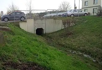 Düker des Mirbaches an der Mirbachstraße in Alfter