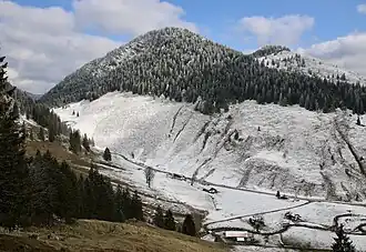 Dümpfel (Mitte) und Schreckenkopf (rechts)