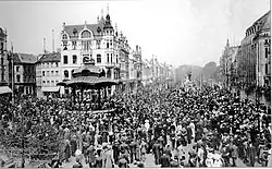 Alleestraße im frühen 20.&nbsp;Jahrhundert