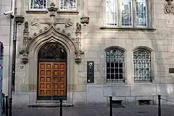 Neogotik, Inselstraße 17, Portal