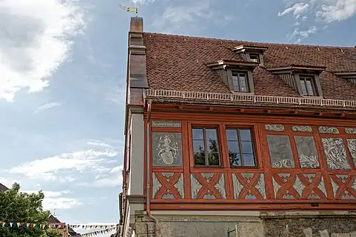 Traufseite im Jahre 2023