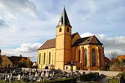 Die Pfarrkirche Heiligkreuz in Stadtschwarzach