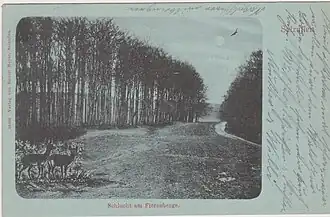 Mondscheinkarte „Schlucht am Fierenberge“ um 1907[7]