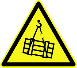 D-W006 Warnung vor schwebender Last