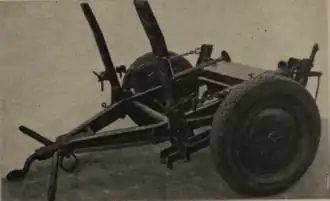 Der Sonderanhänger 3 ohne Last.