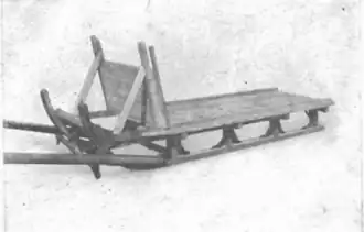 Der Heeresschlitten (Hs. 1) ohne Aufbau