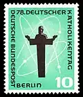 Briefmarke der Deutschen Bundespost Berlin (1958) 78. Deutscher Katholikentag in Berlin