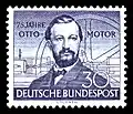 Briefmarke der Deutschen Bundespost von 1952: 75 Jahre Otto-Motor