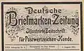Deutsche Briefmarken-Zeitung von 1911