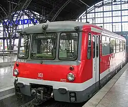 772 342 während seiner Zeit als Exponat im Leipziger Hauptbahnhof