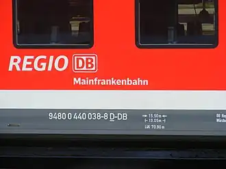 Markenname mit Linienbezeichnung
