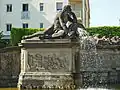 Flussgott Tiber mit Relief