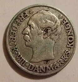 25 Øre 1911 Rückseite