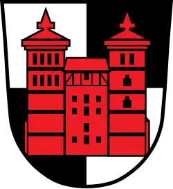 Kirche im Wappen von Auhausen