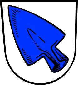Pflugschar im Wappen von Erding