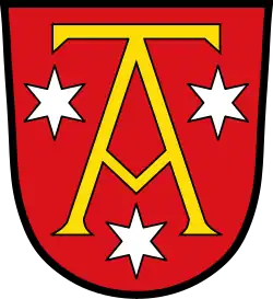 Wappen von Geiselbach in Unterfranken, Deutschland