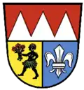 Altes Landkreiswappen Würzburg von 1957 bis 1974